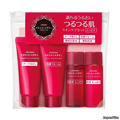 SHISEIDO Aqualabel Balance up Mini Facial Set