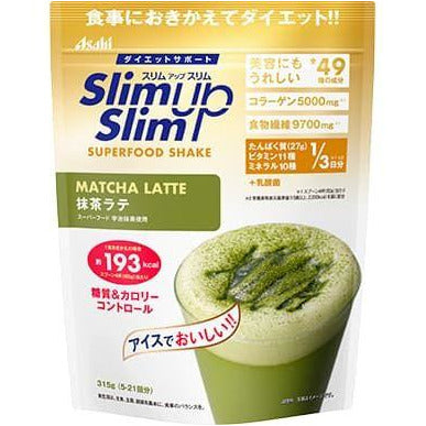 ASAHI Slim Up Slim Matcha Latte Protein Shake