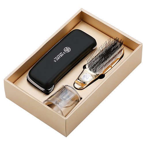 MAJESTIC Scalp Brush Massage comb (short) in a gift box
