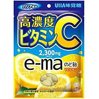 UHA E-MA Round sweets with Vitamin C, 50 g